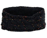 C.C Colorful Confetti Winter Warm Cable Knit Fuzzy Lined Ear Warmer Headband