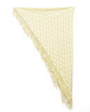 NYFASHION101® Lightweight Lace Fringe Tassel Open Hole Triangle Shawl Scarf