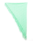 NYFASHION101® Lightweight Lace Fringe Tassel Open Hole Triangle Shawl Scarf