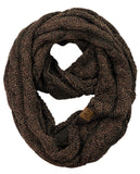 Soft Winter Warm Chunky Knit Cowl Infinity Loop Scarf