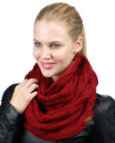 Soft Winter Warm Chunky Knit Cowl Infinity Loop Scarf