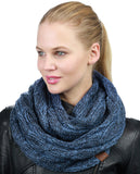 Soft Winter Warm Chunky Knit Cowl Infinity Loop Scarf