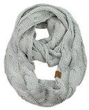 Soft Winter Warm Chunky Knit Cowl Infinity Loop Scarf
