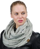 Soft Winter Warm Chunky Knit Cowl Infinity Loop Scarf