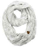 Soft Winter Warm Chunky Knit Cowl Infinity Loop Scarf