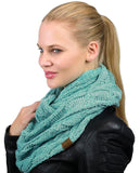 Soft Winter Warm Chunky Knit Cowl Infinity Loop Scarf