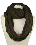 Soft Winter Warm Chunky Knit Cowl Infinity Loop Scarf