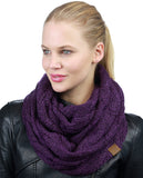 Soft Winter Warm Chunky Knit Cowl Infinity Loop Scarf