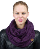 Soft Winter Warm Chunky Knit Cowl Infinity Loop Scarf