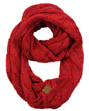 Soft Winter Warm Chunky Knit Cowl Infinity Loop Scarf