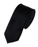 Mens Solid Color 2" Skinny Tie