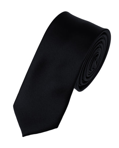 Mens Solid Color 2" Skinny Tie