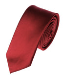 Mens Solid Color 2" Skinny Tie