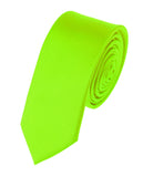 Mens Solid Color 2" Skinny Tie