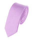 Mens Solid Color 2" Skinny Tie