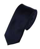Mens Solid Color 2" Skinny Tie