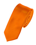 Mens Solid Color 2" Skinny Tie