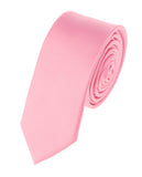 Mens Solid Color 2" Skinny Tie