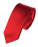 Mens Solid Color 2" Skinny Tie