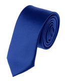 Mens Solid Color 2" Skinny Tie