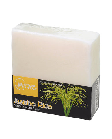 Saboo All Natural Oil Based Scented Aromatherapy Organic Handmade Soap, Jasmine Rice