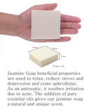 Saboo All Natural Oil Based Scented Aromatherapy Organic Handmade Soap, Jasmine Rice
