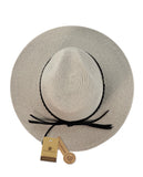 NYFASHION101 Teardrop Dent Braided Trim Casual Panama Fedora Sun Hat