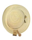 NYFASHION101 Metallic Thread Glossy 3-Tone Band Mini Flop Flip Up Brim Sun Hat