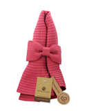 NYFASHION101 Women's Bow Accent Crushable Packable Up Brim Beach Sun Hat