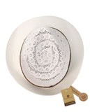 NYFASHION101 Braided Trim Spring Summer Cotton Lace Vented Fedora Hat
