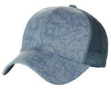 C.C Unisex Tie Dye Pattern Front Panel Adjustable Mesh Trucker Baseball Cap