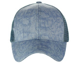 C.C Unisex Tie Dye Pattern Front Panel Adjustable Mesh Trucker Baseball Cap