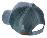 C.C Unisex Tie Dye Pattern Front Panel Adjustable Mesh Trucker Baseball Cap