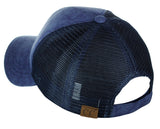 C.C Unisex Tie Dye Pattern Front Panel Adjustable Mesh Trucker Baseball Cap