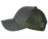 C.C Unisex Tie Dye Pattern Front Panel Adjustable Mesh Trucker Baseball Cap