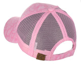 C.C Unisex Tie Dye Pattern Front Panel Adjustable Mesh Trucker Baseball Cap