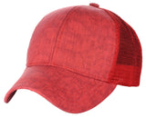 C.C Unisex Tie Dye Pattern Front Panel Adjustable Mesh Trucker Baseball Cap
