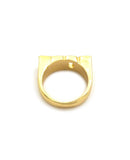 Stone Stud BOSS Gold-Tone Hip-Hop Fashion Ring