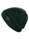 C.C Unisex Thick Soft Stretchy Multicolor Knit Cuff Beanie Skull Cap Hat