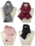 C.C Unisex Soft Slim Warm Insulating Quilted Puffer Scarf Neckwarmer