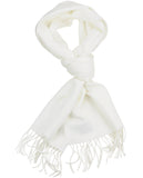 D&Y Unisex Classic Softer Than Cashmere Plain Fringe End Scarf