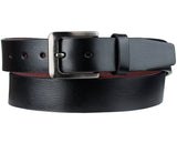 Eurosport Men's Bonded Leather Cut-To-Fit Classic Belt with Metal Square Buckle, FDL018