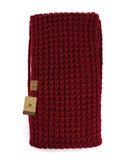 Exclusive Warm Chunky Knit Sherpa Lined Winter Infinity Scarf