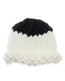 NYfashion101 Two Tone Handmade Big Chunky Loop Helsinski Hat Beanie