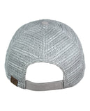 C.C Paper Straw Weaved Panel Precurved Suede Feel Brim Baseball Cap Hat