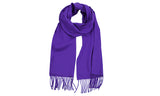 Unisex Classic Softer Than Cashmere Plain Fringe End Scarf