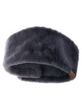 C.C Women's Soft Faux Fur Feel Sherpa Lined Ear Warmer Headband Headwrap