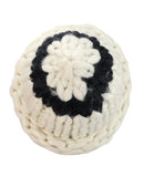 Two Tone Single Strip Handmade Big Loop Helsinski Hat Beanie