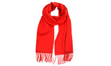 Unisex Classic Softer Than Cashmere Plain Fringe End Scarf
