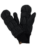 C.C Unisex Light Warm Soft Quilted Elastic Insulated Puffer Mittens